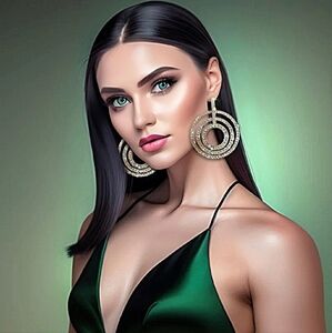 Crystal Rhinestone Dangle Earrings